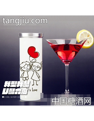 U酷六度轻奢时尚饮品朗姆鸡尾酒心证系列卡通鸡尾酒