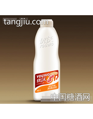 优沃花生牛奶1L