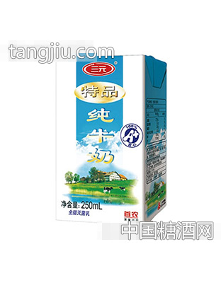 三元特品牛奶（砖）250ml