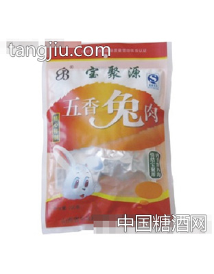 五香兔肉200g