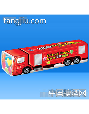 号汽车彩色糖