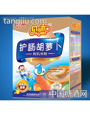 贝恋护肠胡萝卜有机米粉(金装)