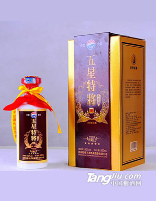 五星特将酒封藏12浓香型50