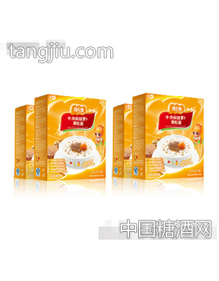 百乐麦牛肉焖胡萝卜颗粒面