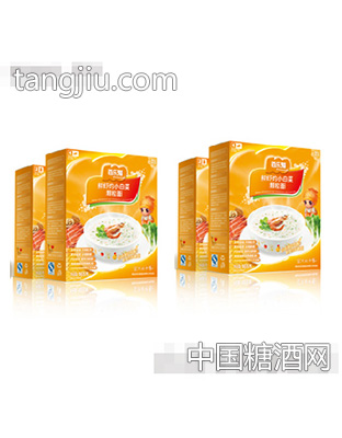 百乐麦鲜虾灼小白菜颗粒面