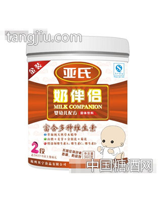 亚氏2段多种维生素罐装奶伴侣
