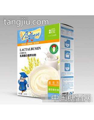博贝佳乳清蛋白营养米粉2段