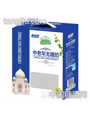 新湖源中老年无糖奶手提装