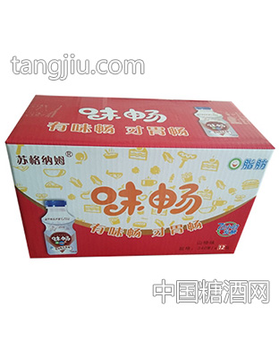 苏格纳姆味畅乳酸菌山楂味340mlx12瓶