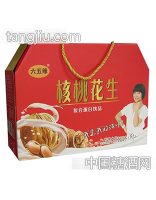 六五缘核桃花生饮品