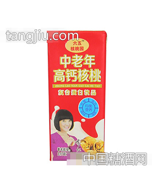六五核桃园中老年高钙核桃乳250ml