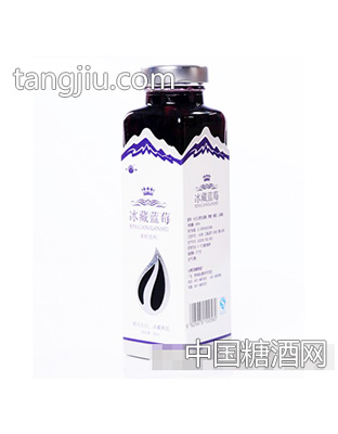 冰藏蓝莓汁果粒饮料420ml