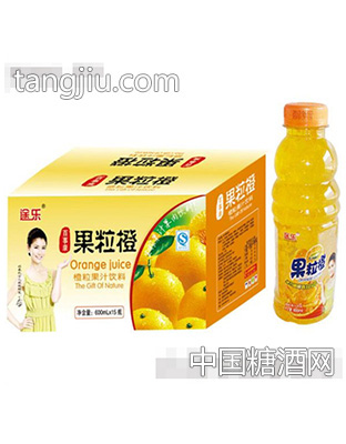 途乐果粒橙600mlx15瓶