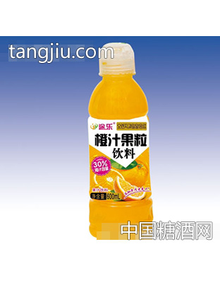 途乐鲜果鲜榨橙汁果粒饮料600ml