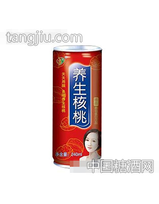 养生核桃露植物蛋白饮品240ml罐