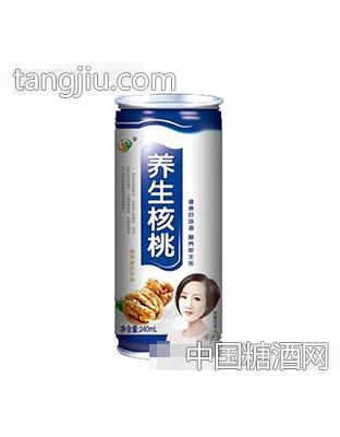 养生核桃露植物蛋白饮料240ml罐装