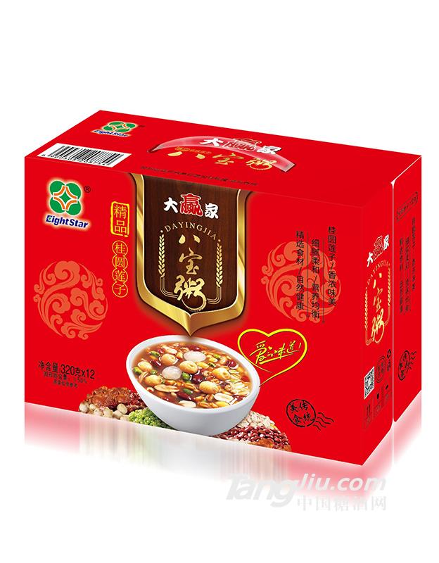 大赢家精品桂圆莲子八宝粥320克×12