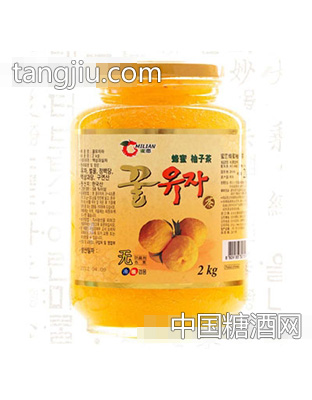 韩国蜜恋柚子茶2000g