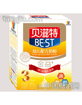 金益盒装贝滋特幼儿配方奶粉