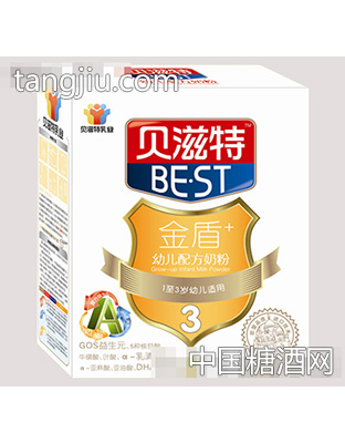 金盾盒装贝滋特幼儿配方奶粉