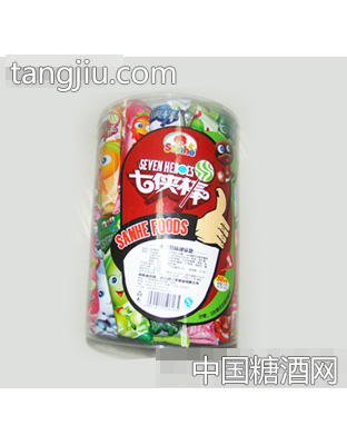 三禾罐装棒棒糖七侠棒