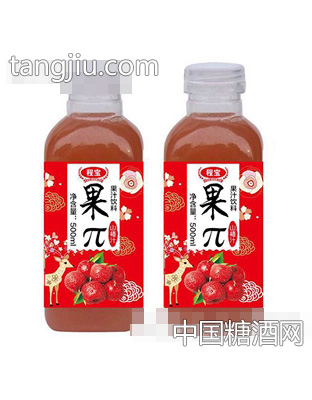 500ml程宝果π山楂汁果汁饮料
