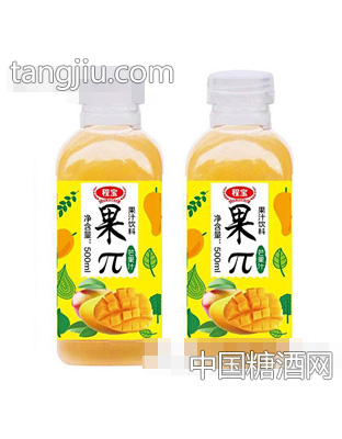 500ml程宝果π芒果汁果汁饮料