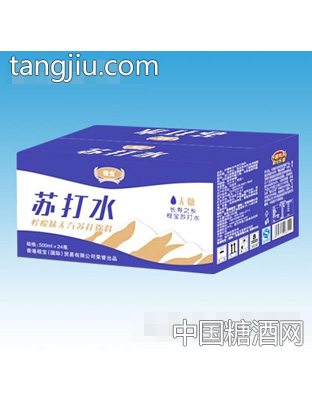 程宝柠檬味无气苏打饮料500mlX24