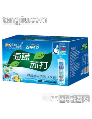 智跑海蓝苏打水400mlX24瓶