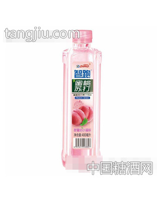智跑蜜桃苏打水400ml