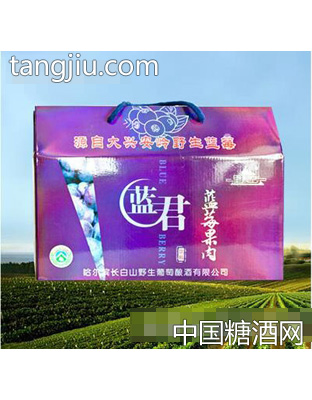 野恋蓝君蓝莓果肉饮料