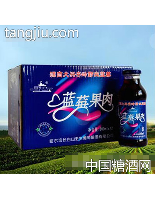 野恋蓝莓果肉饮料300mlx12瓶