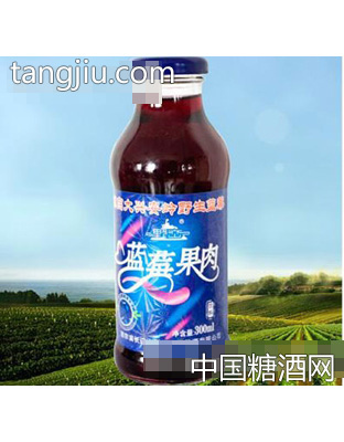 野恋蓝莓果肉饮料300ml