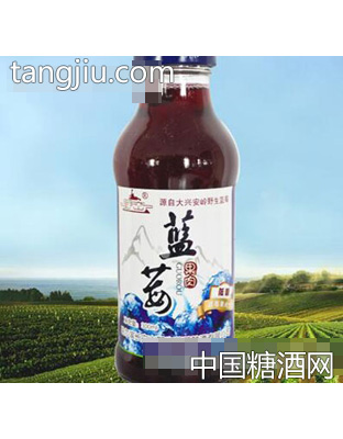 野恋蓝莓果肉饮料低糖300ml