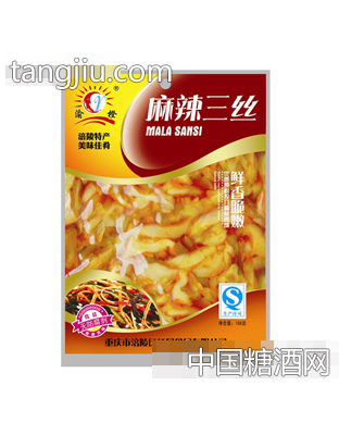 158克渝橙麻辣三丝