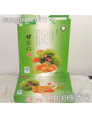 甘栗仁500g绿色礼盒