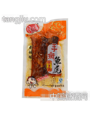 馋馋享手撕鱼尾香辣味