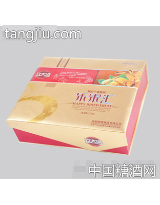 乐果汇精品干果系列礼盒装侧面