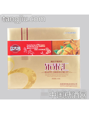 乐果汇精品干果系列礼盒装正面