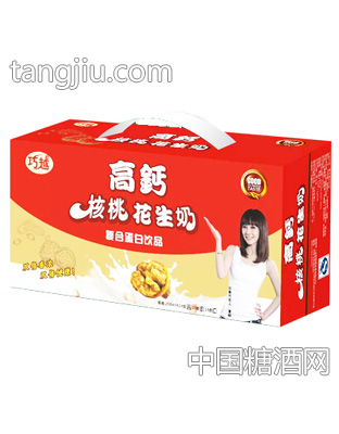 巧越高钙核桃花生奶礼盒装