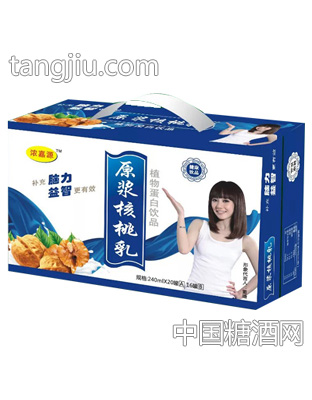浓嘉源原浆核桃乳箱装