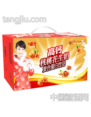 金升高钙核桃花生奶复合蛋白饮品