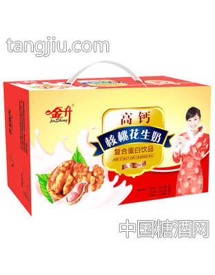 金升高钙核桃花生奶复合蛋白饮品（花生+核桃）