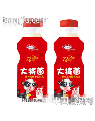 大将菌营养发酵菌乳饮品蔓越莓味340ml