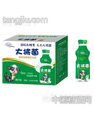 大将菌营养发酵菌乳饮品青柠味1000mlx8瓶