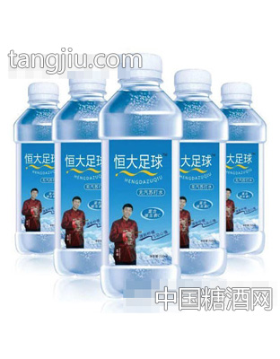 恒大足球无气苏打水350ml