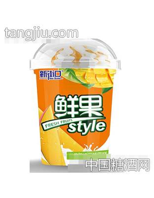 新街口鲜果style芒果果奶口味雪糕90g