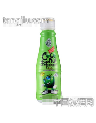 潮流兴椰仔系列生榨果肉椰子汁500g