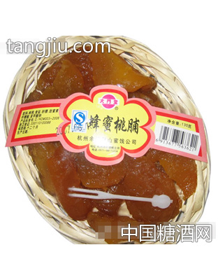 大竹篮蜂蜜桃脯