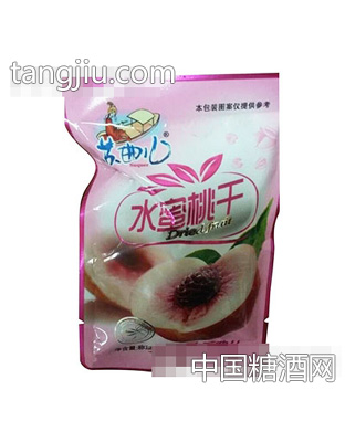 苏曲儿水蜜桃干称重